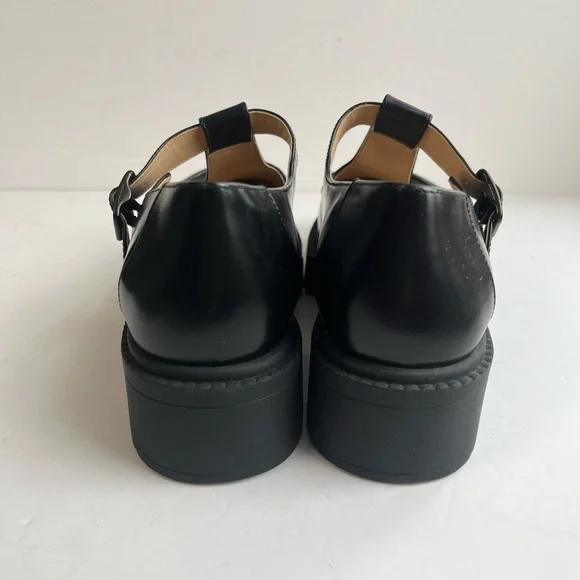 Coach Liv Lug Sole Mary Jane Black Women's Loafers size 9B - Picture 4 of 11
